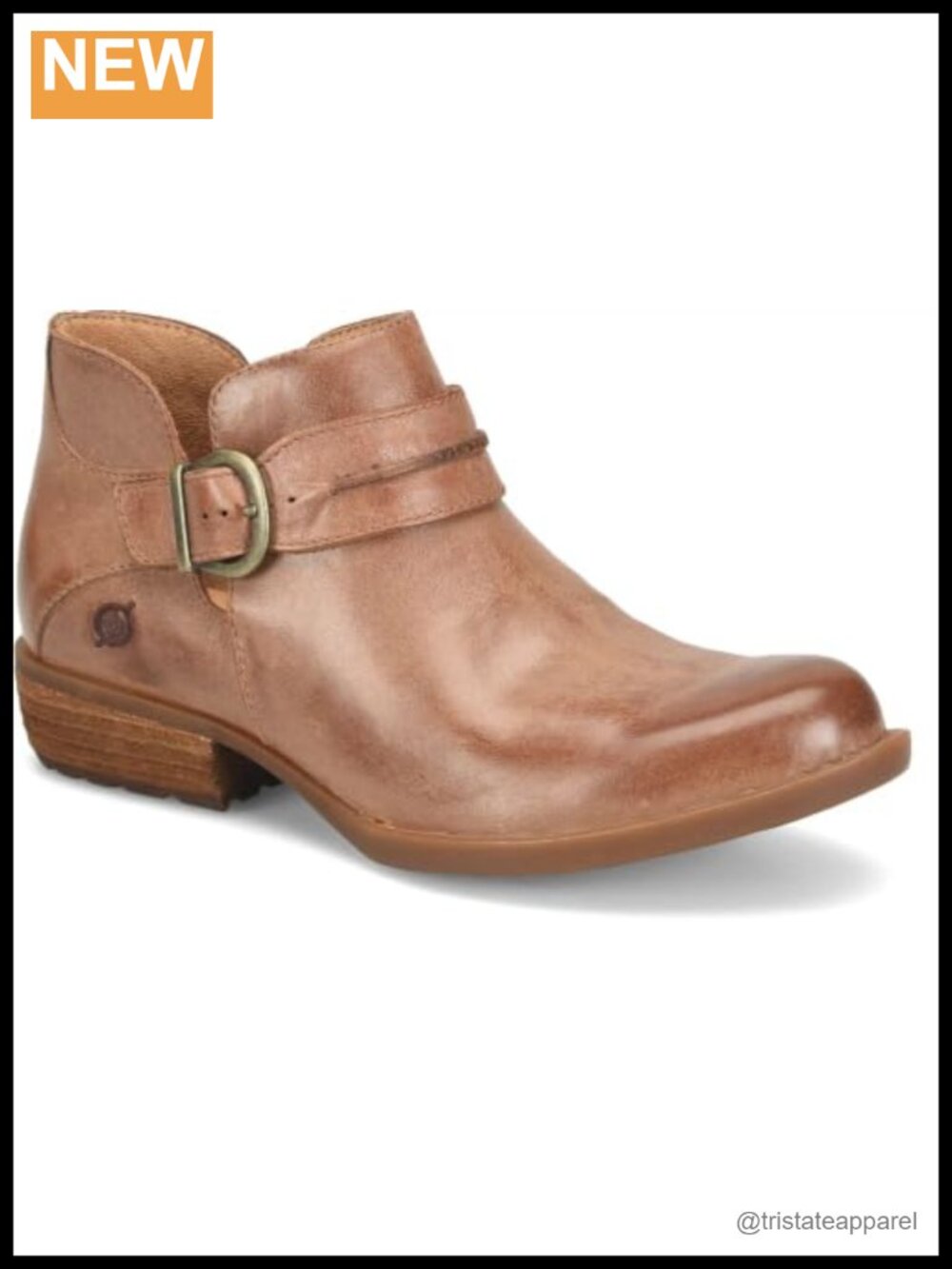 Leather Ankle Bootie with Bow Block Heel Casual Zip Shoes